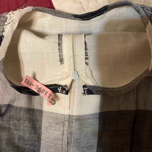 VINTAGE 1960s Black and White Checkered Dress - Picture 7 of 7